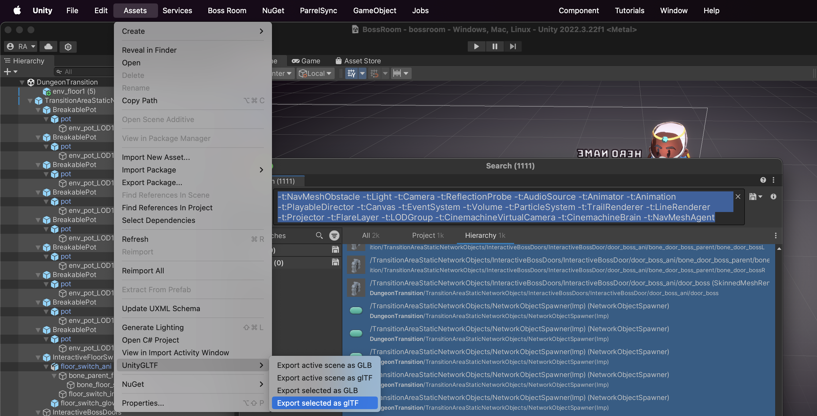 Export Selected Content